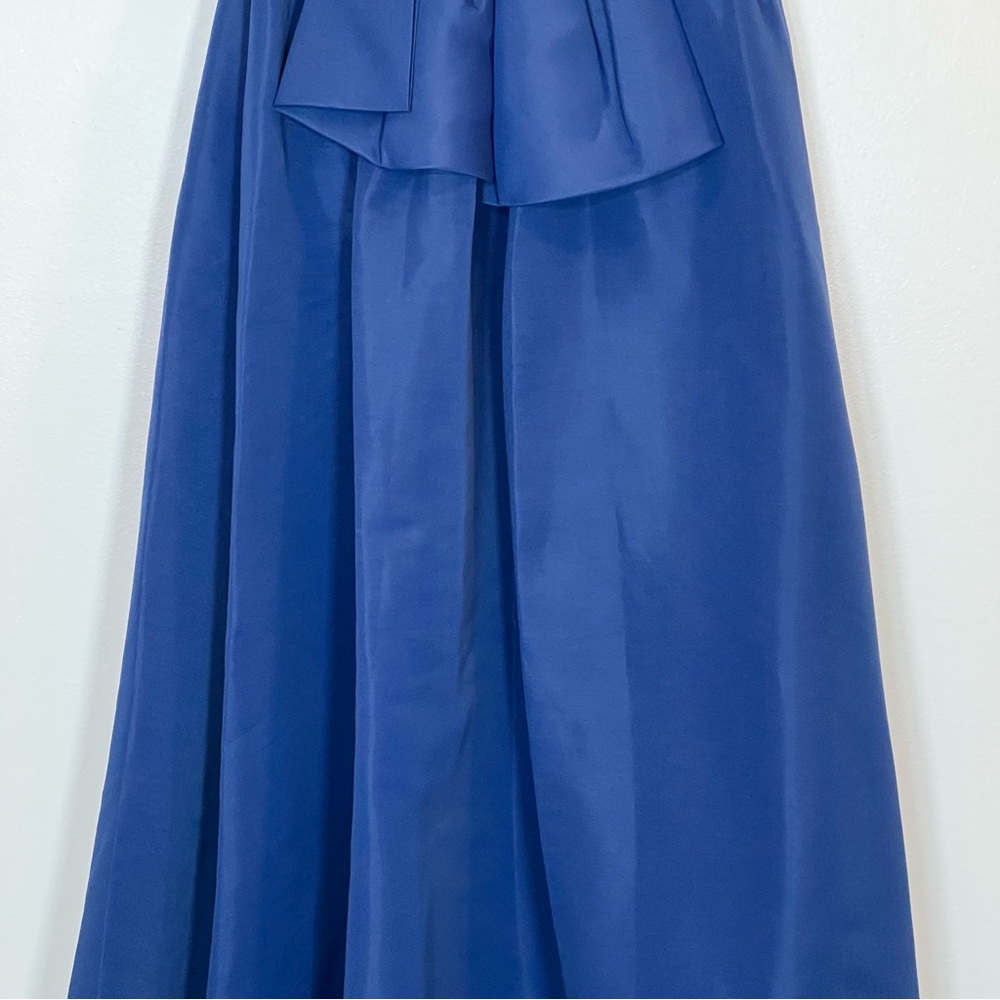 Sachin & Babi Womens Size 4 Katrina Blue Jeweled Bow Gown Long Maxi Dress‎ BHLDN - Picture 11 of 14
